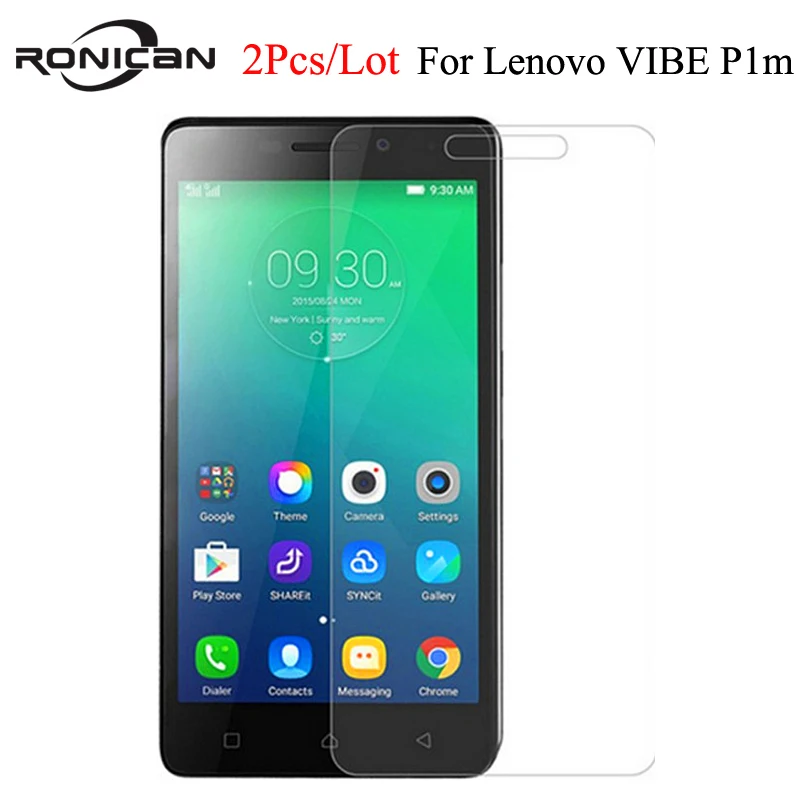 2 шт. взрывозащищенное Закаленное стекло пленка для Lenovo VIBE P1m P1mc50 P1ma40 Dual Sim