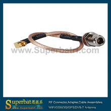 Superbat RF коаксиальный кабель N Штекерная перегородка для MC-карты Штекер помощью соединительного кабеля с RG316 15 см