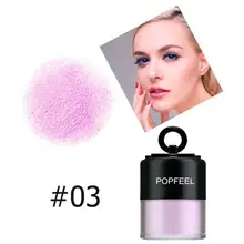POPFEEL контроль масла длительная свободная фиксирующая пудра для лица консилер отделка свободная фиксирующая пудра полупрозрачная основа макияж