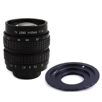 

Fujian 50mm F1.4 CCTV TV lens+C Mount for Micro 4/3 m4/3 Olympus EPL5 EPM3 EPL7 OM-D EP1 EP2 EP3 EP6 EPL7 EPL6 EPL3 E-M5 E-M10