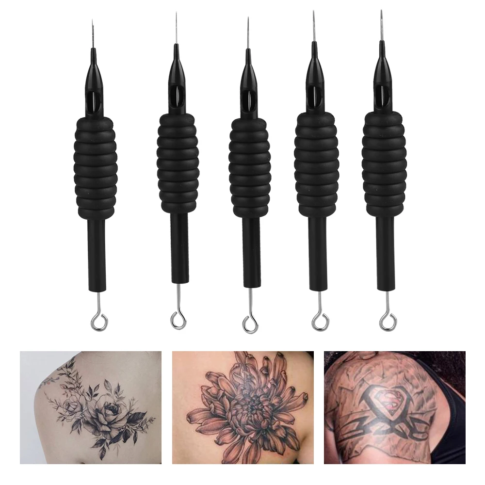tattoo needle gun needles 1rl tube disposable 19mm 5pcs grip ink kits tattoo needle gun needles 1rl tube disposable 19mm 5pcs grip ink kits