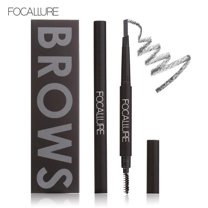 

Focallure Makeup 3 Color Automatic Matte Eyebrow Pencil Waterproof With Brush Tool Long-lasting Cosmetics Eye Brow Pen