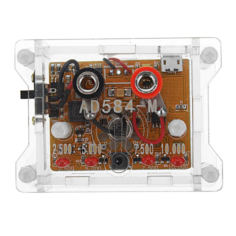 

High Precision Voltage Reference Module with Transparent Housing 4 Channel AD584 TN99