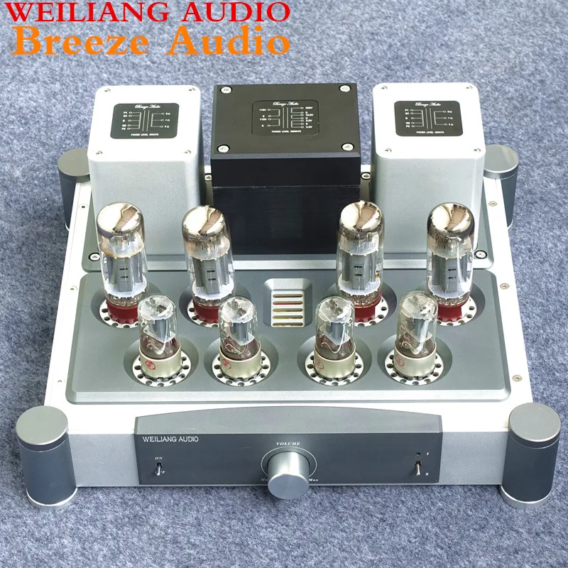 Breeze Audio & WEILIANG AUDIO 40W*2 EL34 tube power amplifier A40in Amplifier from Consumer