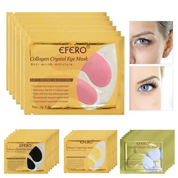 

5/7/8/15Pairs Collagen Eye Mask Gel Eye Patch Under the Eyes Bags Dark Circles Remover Skin Care Face Mask Anti-Aging Eye Pads