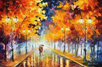 

Endless love Landscapes art Colorful oil paintings Canvas Wall Art Home Decor High quality Hand painted Modern Picture