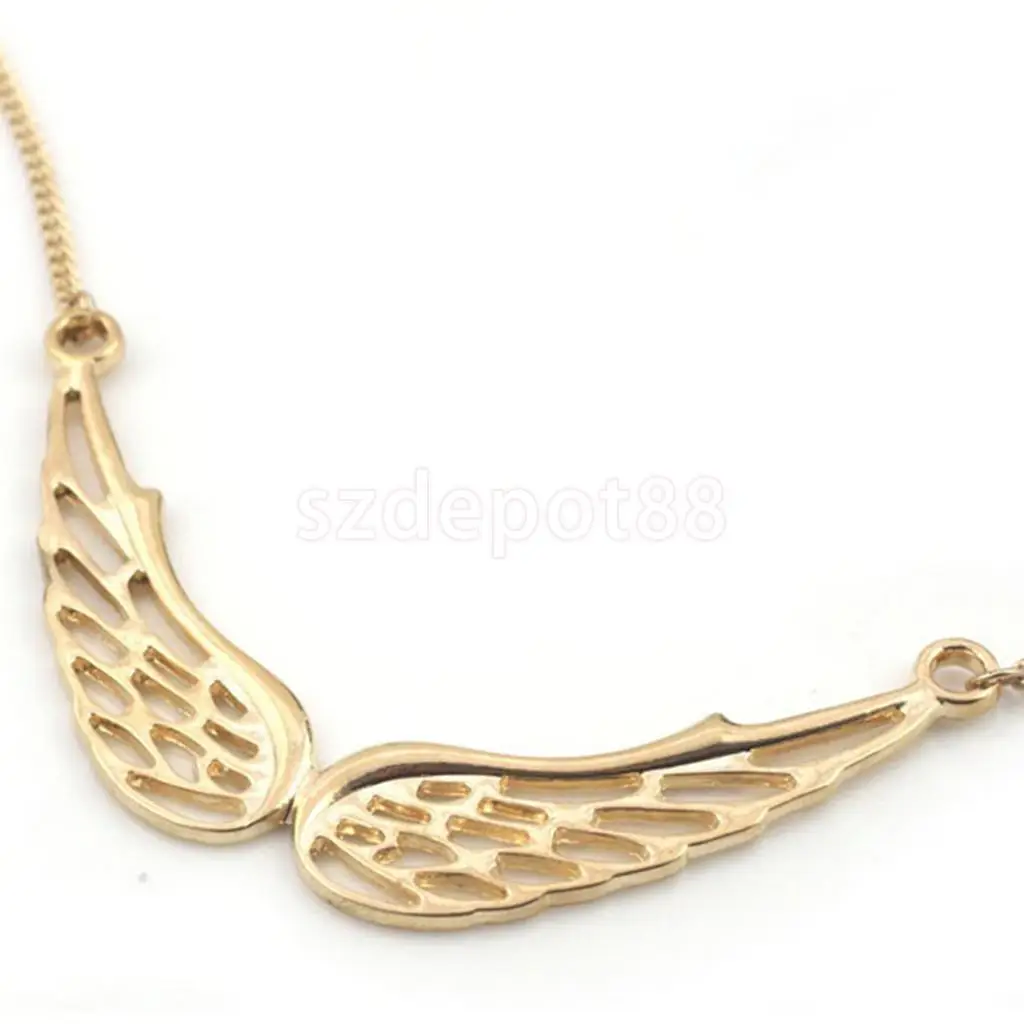 Sunglasses Lanyard Strap Necklace Metal Eyeglass Chain Cord Angel Wing Pendant