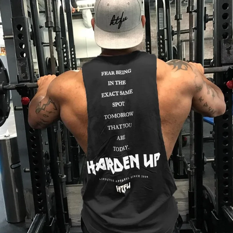 Бренд Gyms Stringer одежда Бодибилдинг майка мужская майка для фитнеса рубашка без рукавов однотонная хлопковая майка для мускулистых мужчин Золотая майка