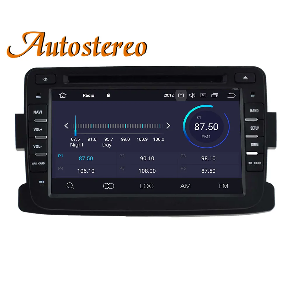 Best DPS Max 64GB Android 9 Car GPS navigation For Renault Duster 2010+ multimedia car DVD player head unit radio tape recorder IPS 10