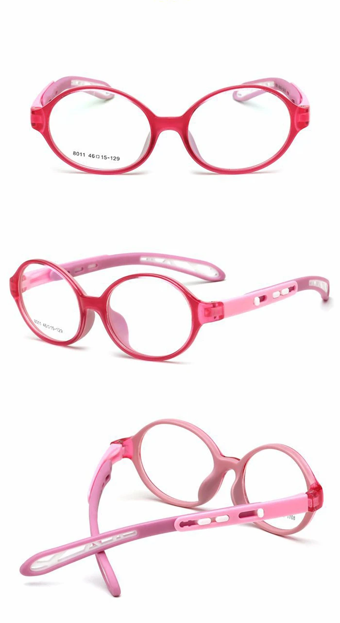Выдвижные очки для мальчиков и девочек, оправа для детей TR90, Силиконовая Овальная оправа для близорукости, детские очки по рецепту Oculos de grau