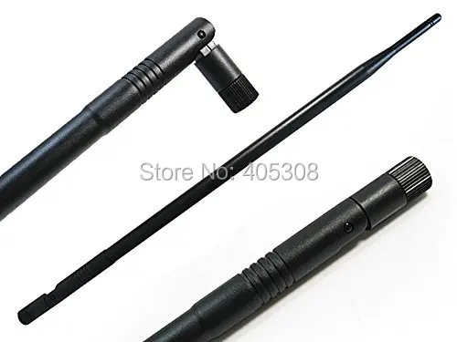 2 шт. 9dBi Omni WiFi антенна с RP SMA разъемом для беспроводного сетевого маршрутизатора/USB