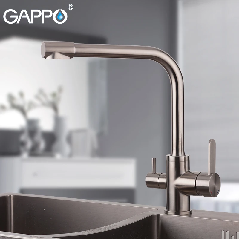 

GAPPO Kitchen Faucets with filtered water taps stainless kitchen faucet drinking water sink mixer waterfall taps griferia