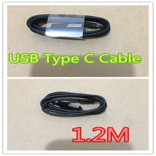 100 шт./лот Тип usb C кабель 1,2 м 2A Быстрый зарядный кабель для передачи данных для S8 S9 note 8 note9 DHL