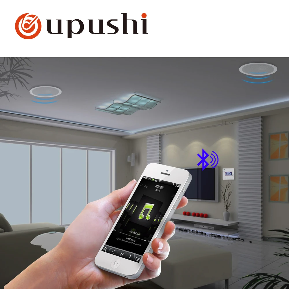 Объемная потолочная Колонка Oupushi система ПА Bluetooth музыкальный плеер цифровой