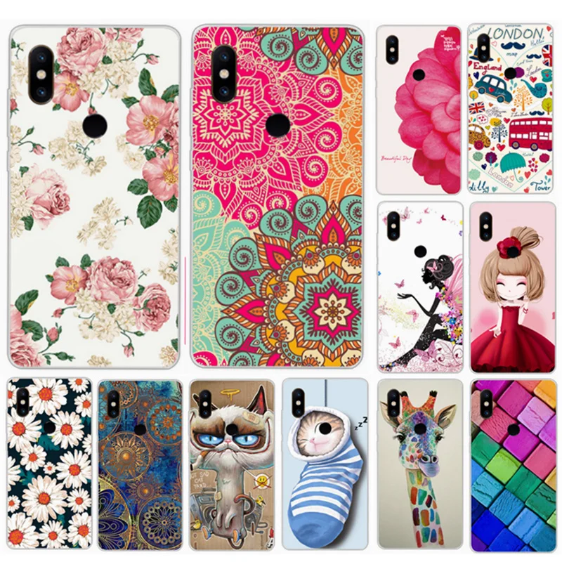 

Mimix2 Cute Case For Xiaomi Mi Mix 2s Cover Silicone Ultra thin Slim Phone Back Cover For Xiaomi Mi mix 2 s Case Fundas ky303