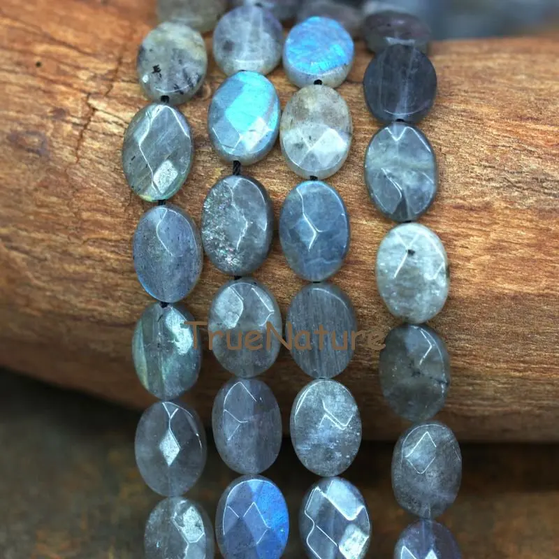 20170926-BE6363- Faceted Oval Shape Beads Labradorite Beads--0g_3