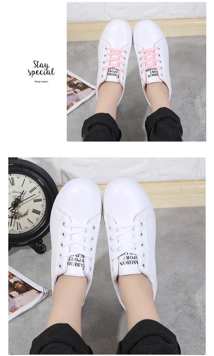LCIZRONG/Новинка года; Милая женская повседневная обувь; белая Вулканизированная обувь на шнуровке с изображением кота; женская обувь на плоской подошве для путешествий и прогулок; 3 цвета