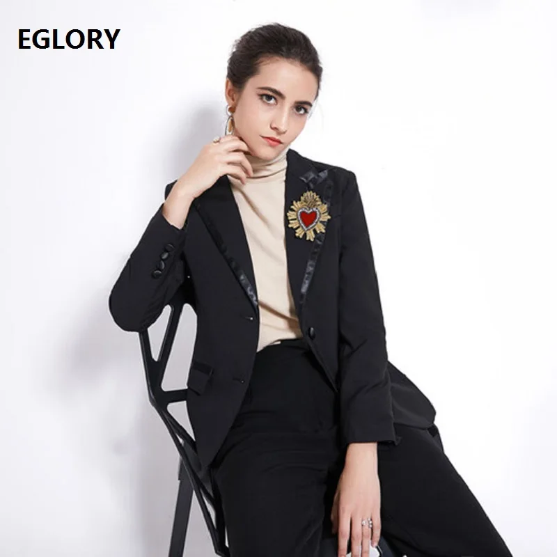 High Quality Coat Blazers 2018 Autumn Blazer Suits Women Sweetheart