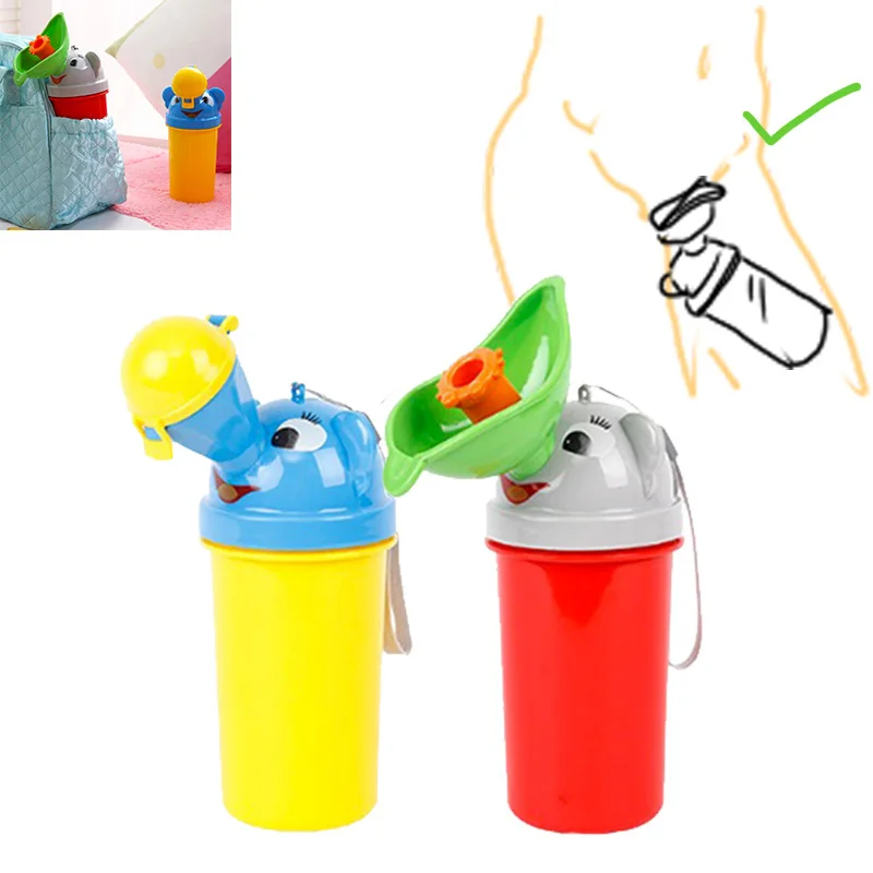 

Portable Convenient Travel Cute Baby Urinal Kids Potty Girl Boy Car Toilet Potties Vehicular Urinal Traveling urination 2017