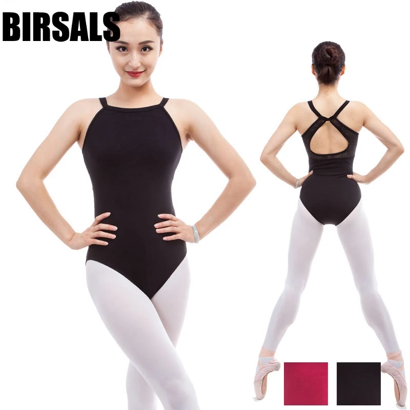 hot sale women burgundy gymnastic ballet leotards with mesh CS0302 adult dancewear gymnastic dance leotards