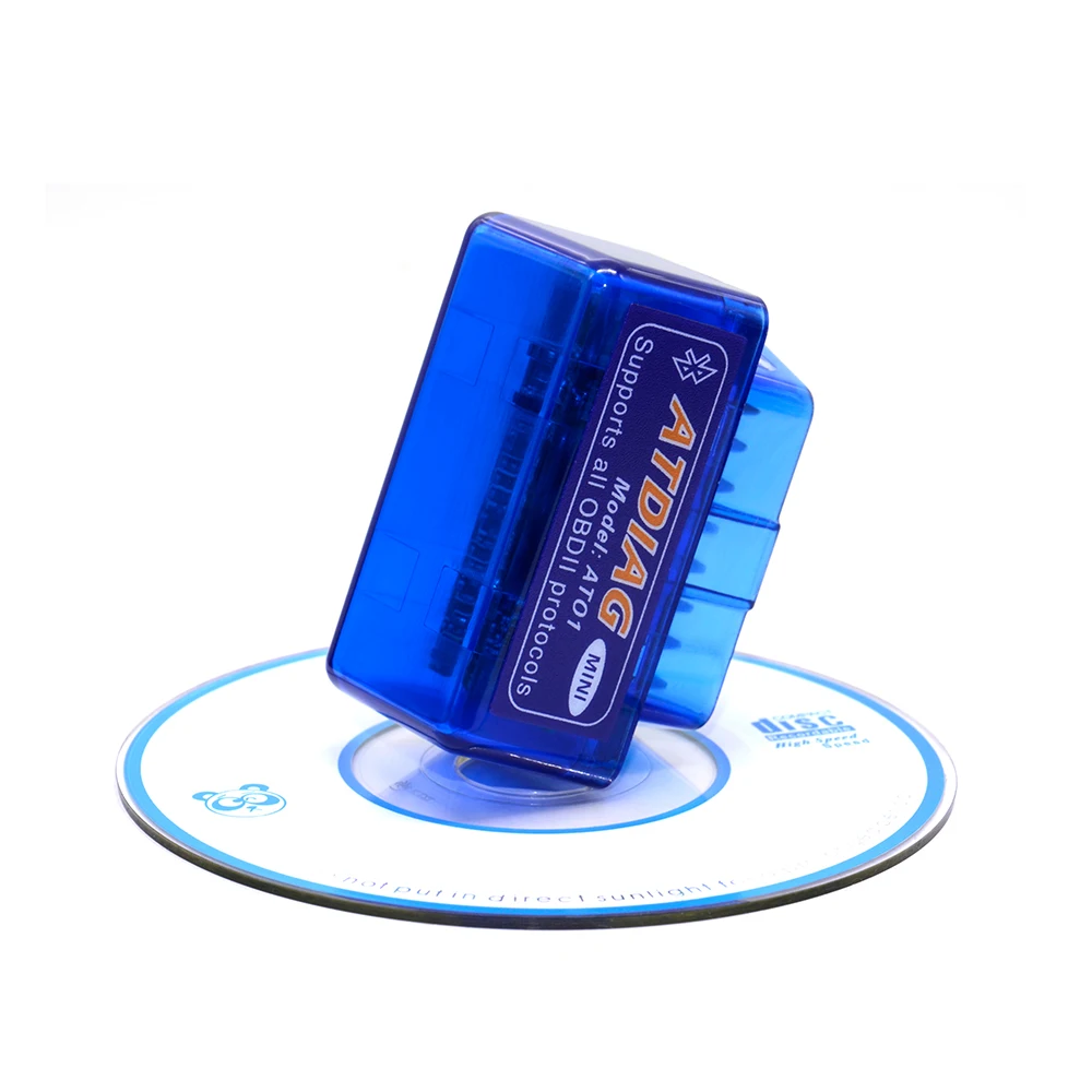 Super mini elm327 v2.1 bluetooth interruptor de alimentação 16pin leitor de código obd2