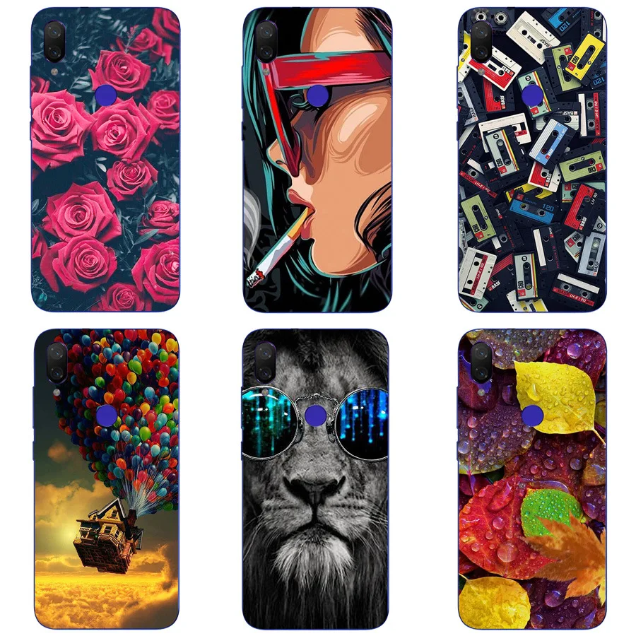Phone Cases for Huawei Y6 Y7 Pro 2017 2019 Cute Unicorn in Prime 2018 Silicone Case Soft back Cover |