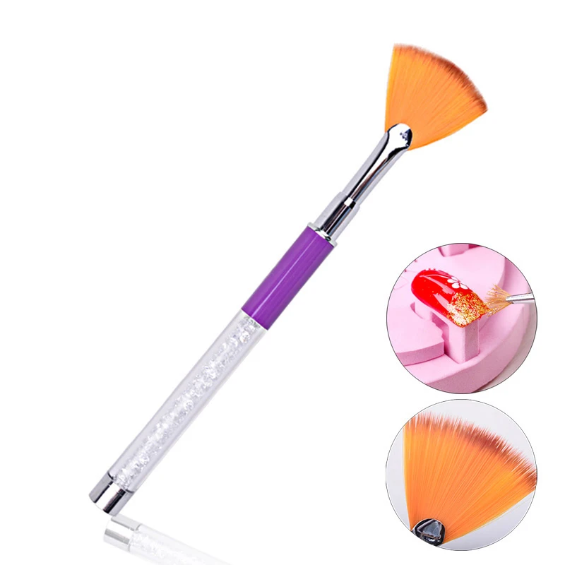 

1pcs Professional Crystal Nail Art Brushes Acrylic UV Gel Polish Builder Drawing Painting Nail Design Tools BYW9301