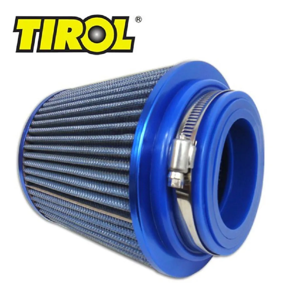 TIROL Free Shipping Round Tapered Universal Auto Cold Car Air Intakes 3