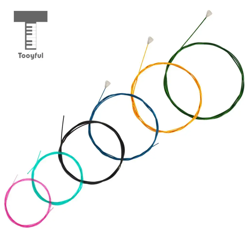 Струны для гитары Tooyful Rainbow набор нейлоновых струн классических и гитарных