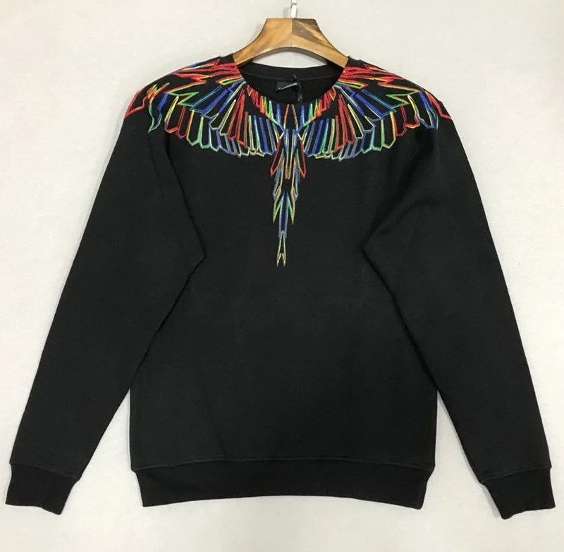 

ePackage IN STOCK KP MB MURBON MARCELO BURLON 16FW Men Long Sleeve Mesh Sweatshirt CREW MBM218 OVER SIZE XS-XL
