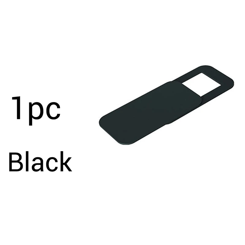 1/3/6 шт. объектив Кепки ноутбук Камера Стикеры крышка веб-камера для iPad смартфон для ПК для ноутбуков - Цвет: black 1pc
