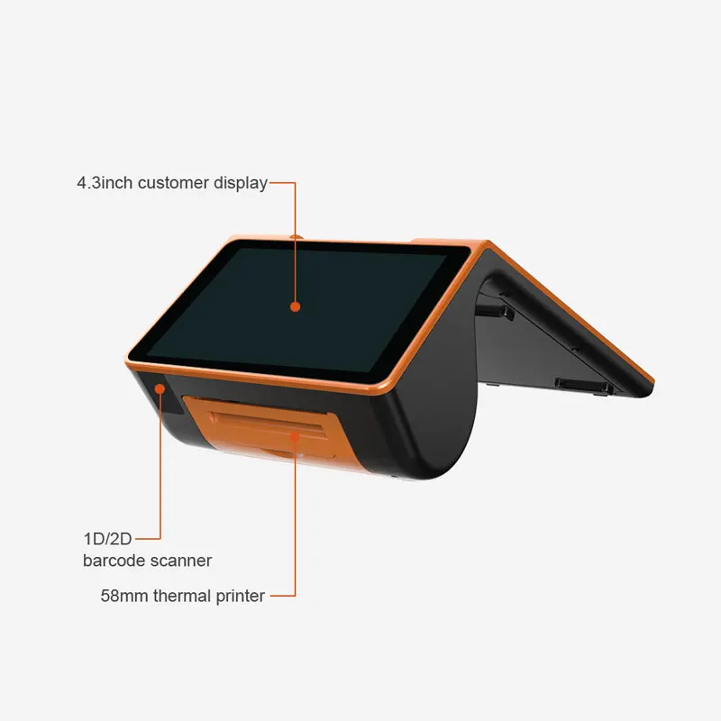 Все в одном ручной POS с принтером|pos handheld|pos all in onepos printer |