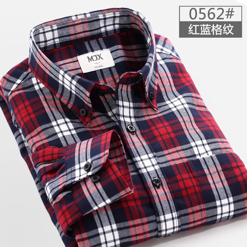Black Plaid Shirt Men Sanded Mens Shirt 