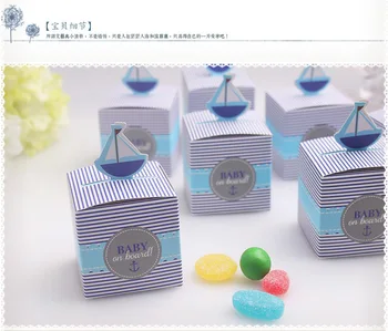 

New arrival! Sailing Candy Box for Wedding, baby birth