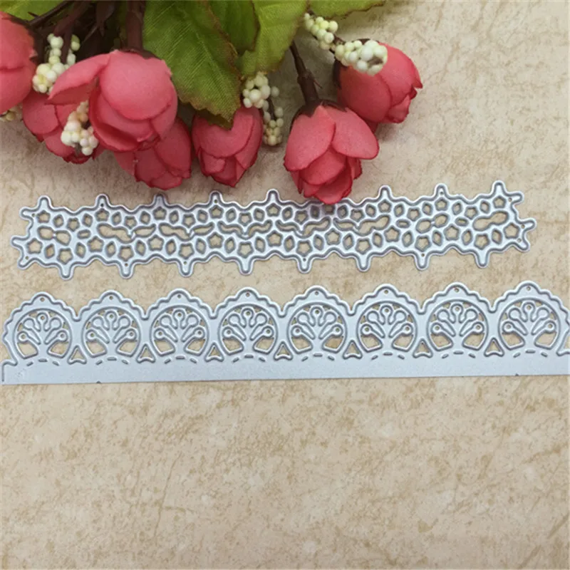 

2Pcs/set cut flower lace Metal Cutting Dies Scrapbook cutting dies For DIY Scrapbooking Photo Album Embossing Folder Stencil