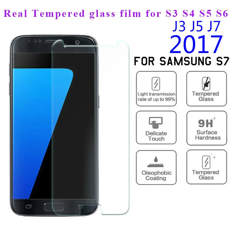2.5D защитное закаленное стекло на экран для Samsung S3 S4 S5 S6 S7 мини S8 экрана J1 2016 J3 J5 J7 2017