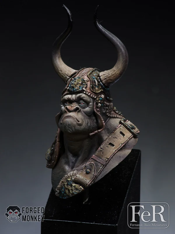 [Loong Way Miniatures] Фер миниатюрный племя шефа Морроу Бюст Смола Миниатюрный|Аксессуары