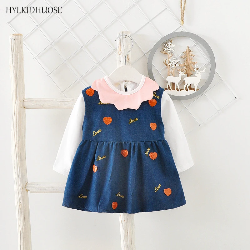 HYLKIDHUOSE 2018 Spring Female Infant Clothes Sets Baby Girls Suits