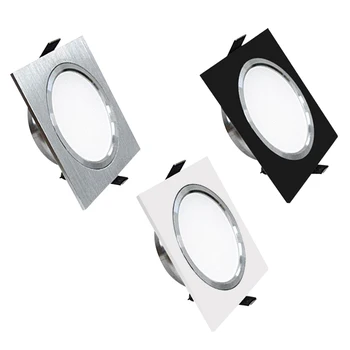 

LED Downlight Square Recessed lights 3W 5W 7W LED Ceiling Lamp for Kitchen/Home/Office/Living room Indoor Lighting AC220V
