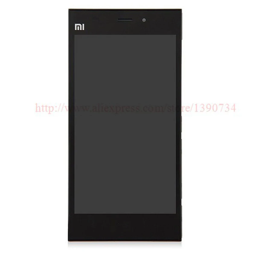 100 GOOD Working LCD Display Touch Screen Digitizer Assembly With Frame Bezel For Xiaomi m3 mi3