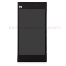 100% GOOD Working LCD Display + Touch Screen Digitizer Assembly With Frame/Bezel For Xiaomi m3 mi3 xiao mi WCDMA Free shipping