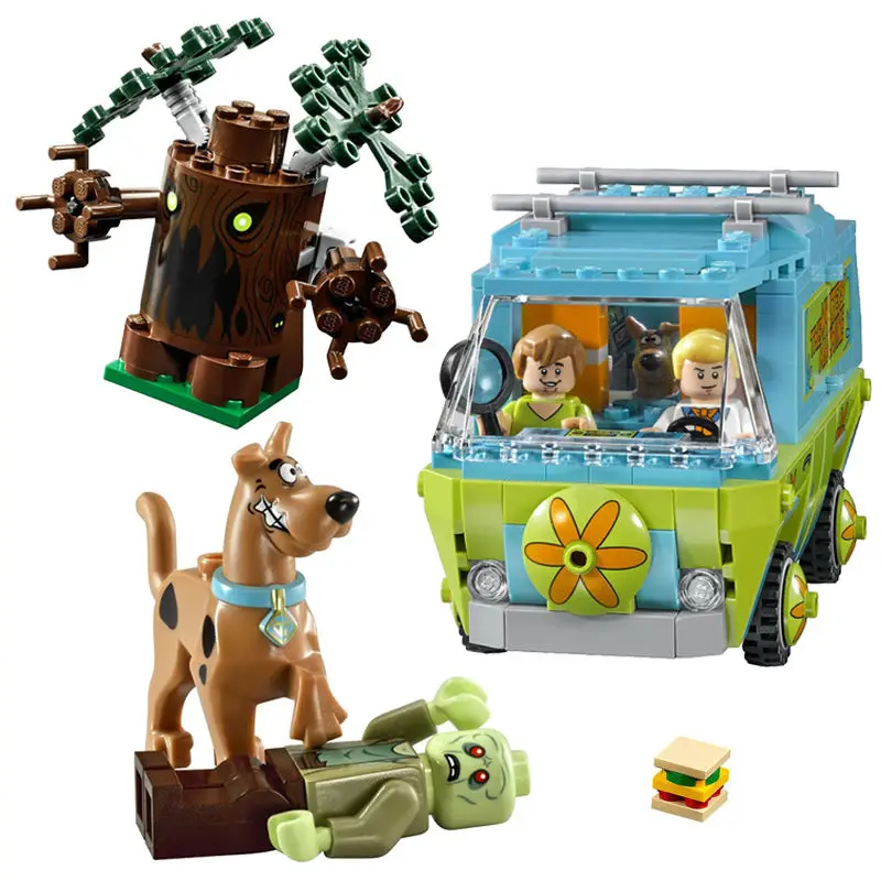 10430 New Scooby Doo Mystery Machine Bus Building Block Toys Set Bricks 305Pcs