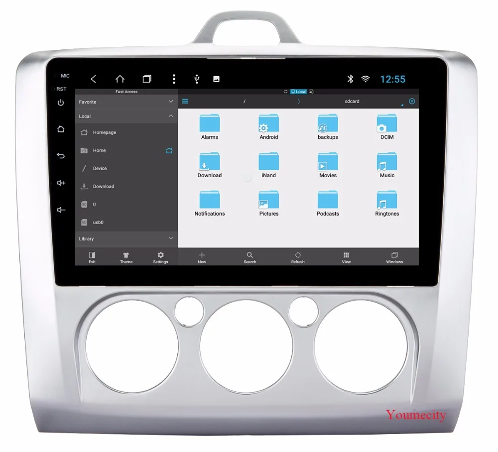 Top Android 9.0 Car dvd Player For Ford focus 2 3 2006 2007 2008 2009 2010 2011 IPS screen wifi+Radio 2GRAM Octa Core Video GPS 64