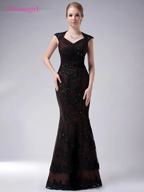 Zwart 2019 Moeder Van De Bruid Jurken Mermaid Kapmouwtjes Lace Kralen Plus Size Lange Elegante Bruidegom Moeder Jurken Wedding Zwart 2019 Moeder Van De Bruid Jurken Mermaid Kapmouwtjes Lace Kralen Plus Size Lange Elegante Bruidegom Moeder Jurken Wedding