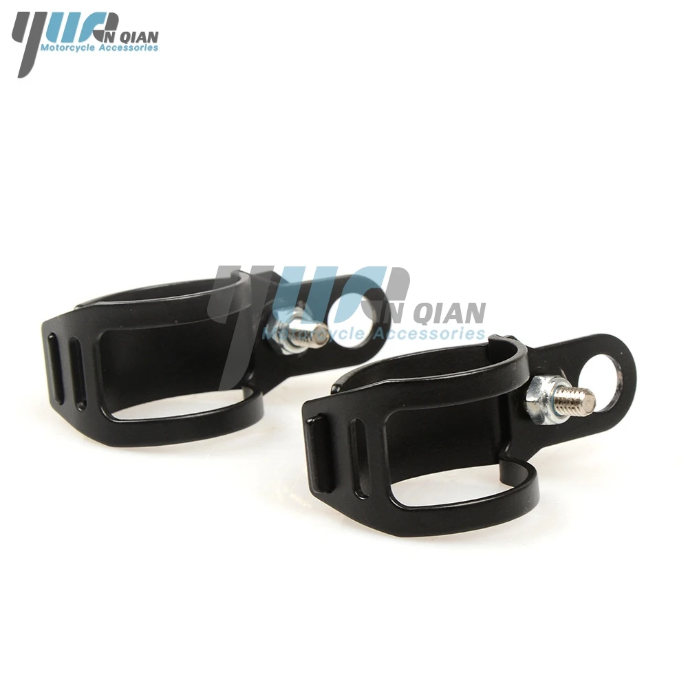 YUANQIAN  for honda msx pcx 125 250 hornet Silver/Black Turn Signal Relocation Fork Clamp Mount Light Holder lamp mount Bracket