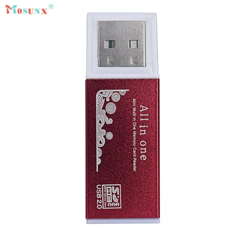 

Mosunx Advanced Reader Universal USB 2.0 All In 1 Multi SD TF Memory Card Reader for PC Computer Mobile phone High quality 1PC