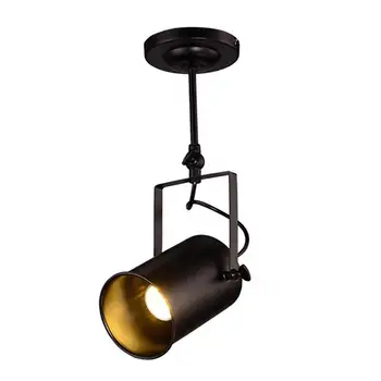

Spot Light US Style Retro Attic Chandelier Wrought Iron Sportlights without Light Source Q