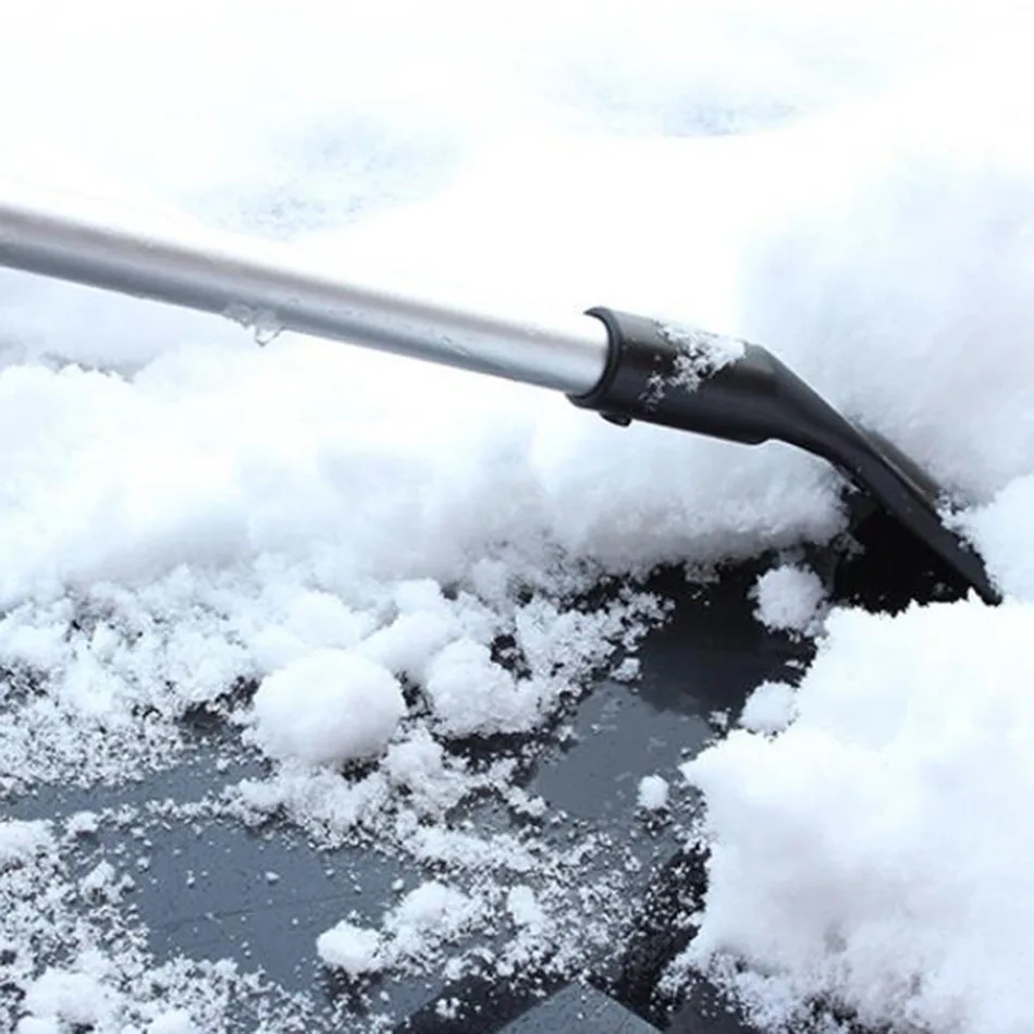 Портативный Выдвижной Телескопический щетка для очистки снега лопата, лед скребок 42-65 см для автомобилей, мотоциклов, грузовиков, автомобильные аксессуары