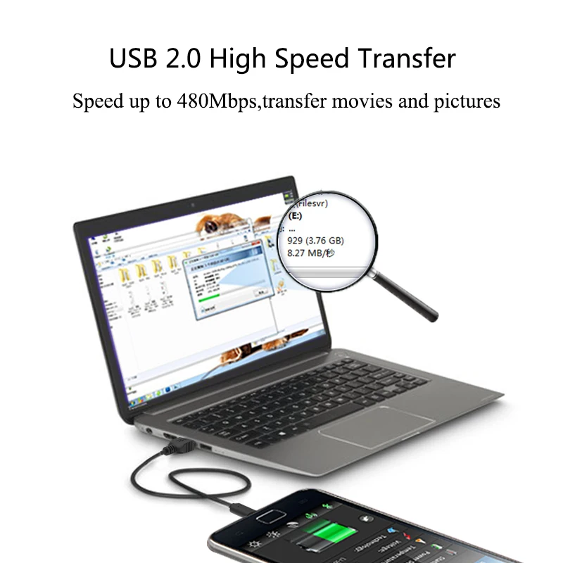 OTG Micro USB Cable 6