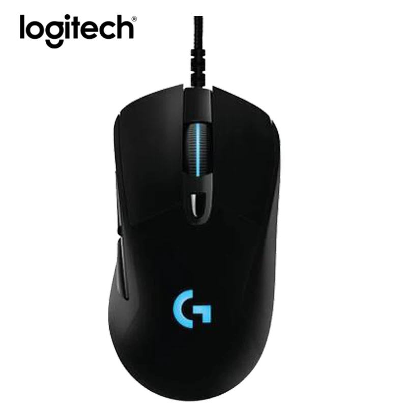 Проводная игровая мышь logitech G403 Prodigy с высокопроизводительным сенсором 12000 dpi - Цвет: without Package